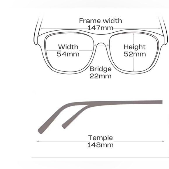 Zeelool Two Tone Green and White Large Ophthalmic Frame. - Picture 8 of 8